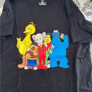 KAWS Black Graphic Tee